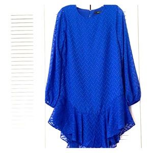 BCBG Maxazria blue sapphire dress